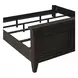 Paradise Valley Saddle Brown Upholstered King Panel Bed