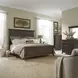Paradise Valley Saddle Brown California King Panel Bed