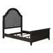 Paradise Valley Saddle Brown Upholstered Queen Panel Bed