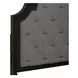 Paradise Valley Saddle Brown Upholstered Queen Panel Bed