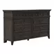 Paradise Valley Saddle Brown Panel Bedroom Set