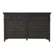 Paradise Valley Saddle Brown Upholstered Panel Bedroom Set