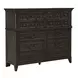 Eden Ridge Saddle Brown 10 Drawer Chesser