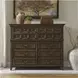 Paradise Valley Saddle Brown 10 Drawer Chesser