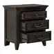 Eden Ridge Saddle Brown Nightstand