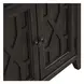 Eden Ridge Saddle Brown 2 Door Bedside Chest