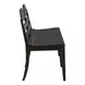 Paradise Valley Saddle Brown Ladder Back Bench