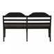 Paradise Valley Saddle Brown Ladder Back Bench
