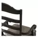 Paradise Valley Saddle Brown Upholstered Ladder Back Arm Chair Set of 2