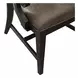Paradise Valley Saddle Brown Upholstered Ladder Back Arm Chair Set of 2
