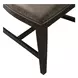 Eden Ridge Saddle Brown Upholstered Ladder Back Side Chair Set of 2