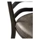 Eden Ridge Saddle Brown Upholstered Ladder Back Side Chair Set of 2
