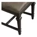 Eden Ridge Saddle Brown Upholstered Side Chair Set of 2