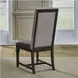 Eden Ridge Saddle Brown Upholstered Side Chair Set of 2