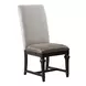 Eden Ridge Saddle Brown Upholstered Side Chair Set of 2