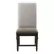 Eden Ridge Saddle Brown Upholstered Side Chair Set of 2