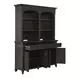 Eden Ridge Saddle Brown Buffet with Hutch