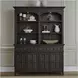 Eden Ridge Saddle Brown Buffet with Hutch