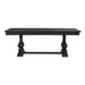 Paradise Valley Saddle Brown Trestle Extendable Dining Table