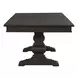 Paradise Valley Saddle Brown Trestle Extendable Dining Table