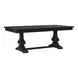 Eden Ridge Saddle Brown Trestle Extendable Dining Table