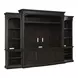 Paradise Valley Saddle Brown Entertainment Center with Piers