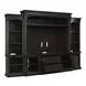 Paradise Valley Saddle Brown Entertainment Center with Piers
