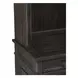 Eden Ridge Saddle Brown Credenza with Hutch