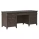 Paradise Valley Saddle Brown 72" Executive Credenza