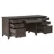 Paradise Valley Saddle Brown 72" Executive Credenza