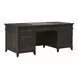 Eden Ridge Saddle Brown Executive Desk