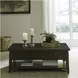 Paradise Valley Saddle Brown Rectangular Occasional Table Set
