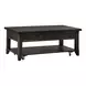 Eden Ridge Saddle Brown Lift Top Storage Occasional Table Set