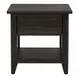 Paradise Valley Saddle Brown Rectangular End Table