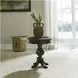 Eden Ridge Saddle Brown Round Chairside Table