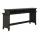 Eden Ridge Saddle Brown Console Bar Table Set