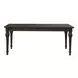 Paradise Valley Saddle Brown Rectangular Leg Extendable Dining Room Set