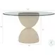 Cotiere Linen Round Dining Table