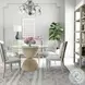 Cotiere Linen Round Dining Table