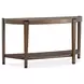 Kaysen Wallaby and Matte Black Demilune Sofa Table