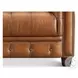 Haworth Saddle Leather 88" Sofa with Nailhead Trim