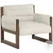 Whitby Geralt Linen Lounge Chair