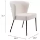 Aimee White Stackable Dining Chair Set of 2