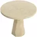 Kliff Natural 34" Round Concrete Top Outdoor Bistro Table