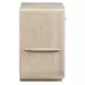 Sunset Cove Sanibel Brown 1 Drawer Open Nightstand with USB Charging