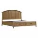 Jackson Golden Oak King Storage Panel Bed