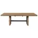 Landmark Weathered Oak 96" Extendable Rectangular Dining Table