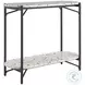 Tuxedo Black And White Console Table