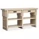 Sunset Cove Sanibel Brown Rectangular Counter Height Table Set