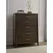 Nordhaven Nordic Walnut 5 Drawer Chest